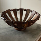 Teak fruit basket 1960