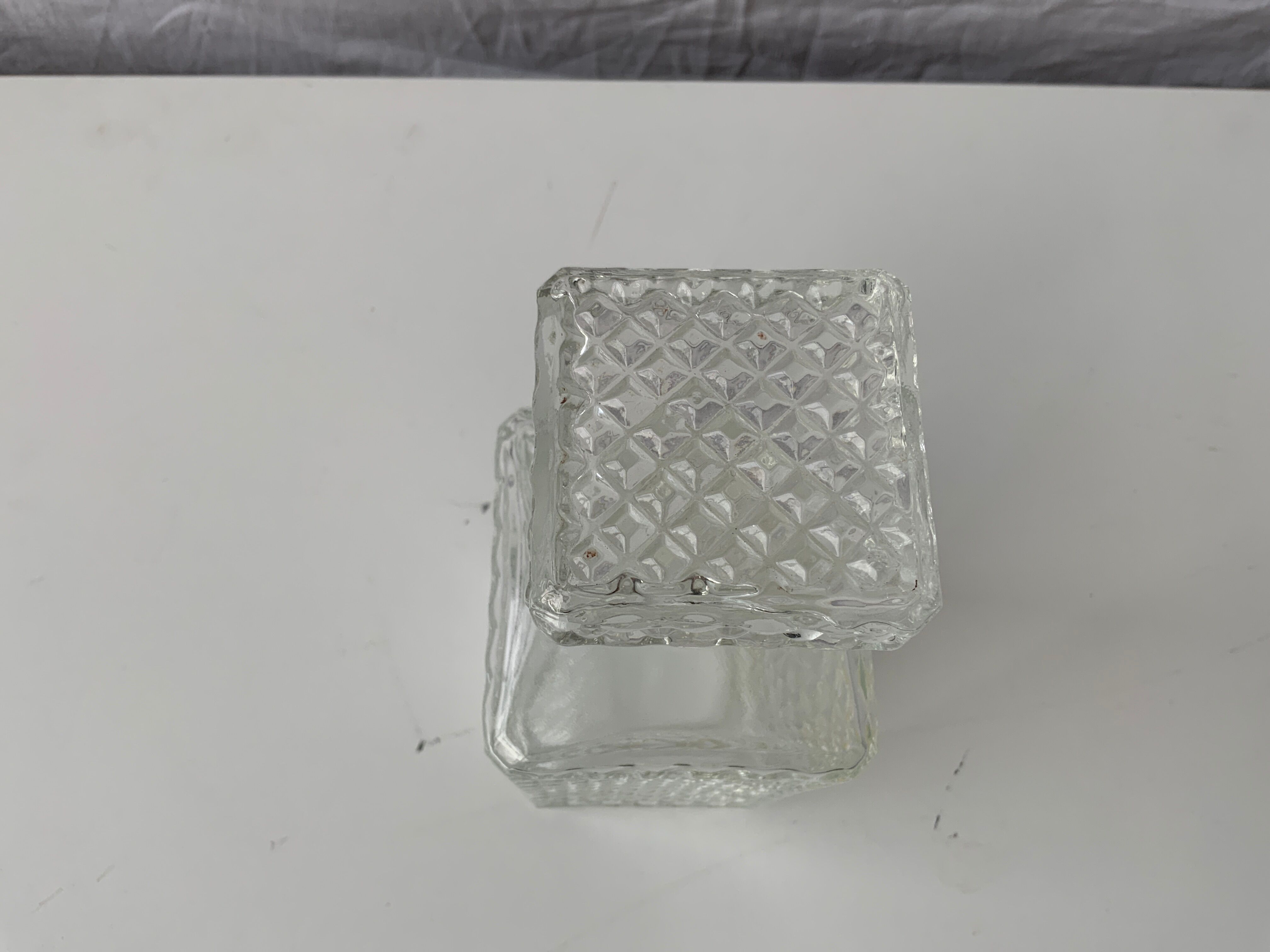 Selency whisky decanter x Monoprix cross Laroche