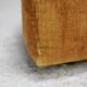 Pair of “tawny” velvet seats. Foam, wood, velvet. Circa 1970
