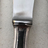 6 silver metal knives, 1930