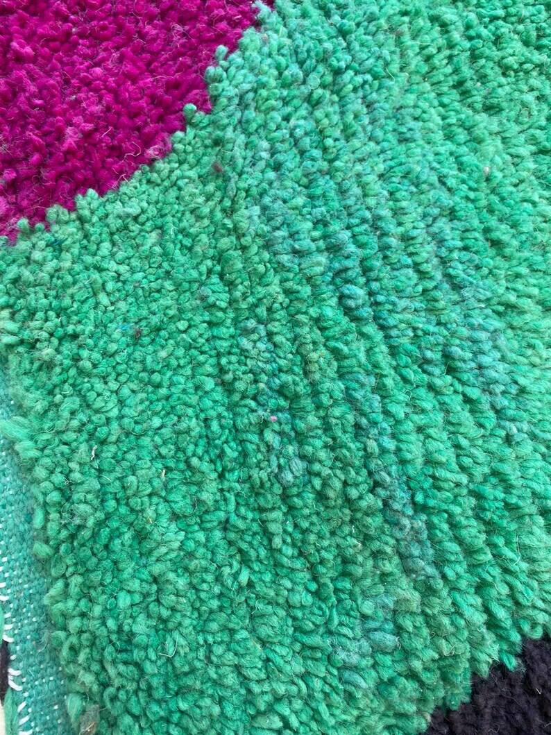 Colorful Moroccan wool rug 200cm x 200cm