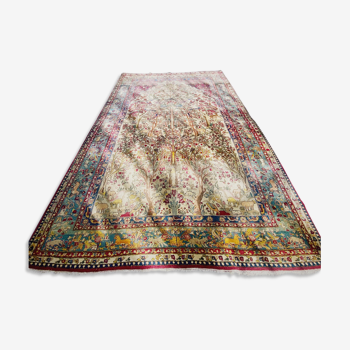 Tapis persan ancien 'l'arbre de vie'