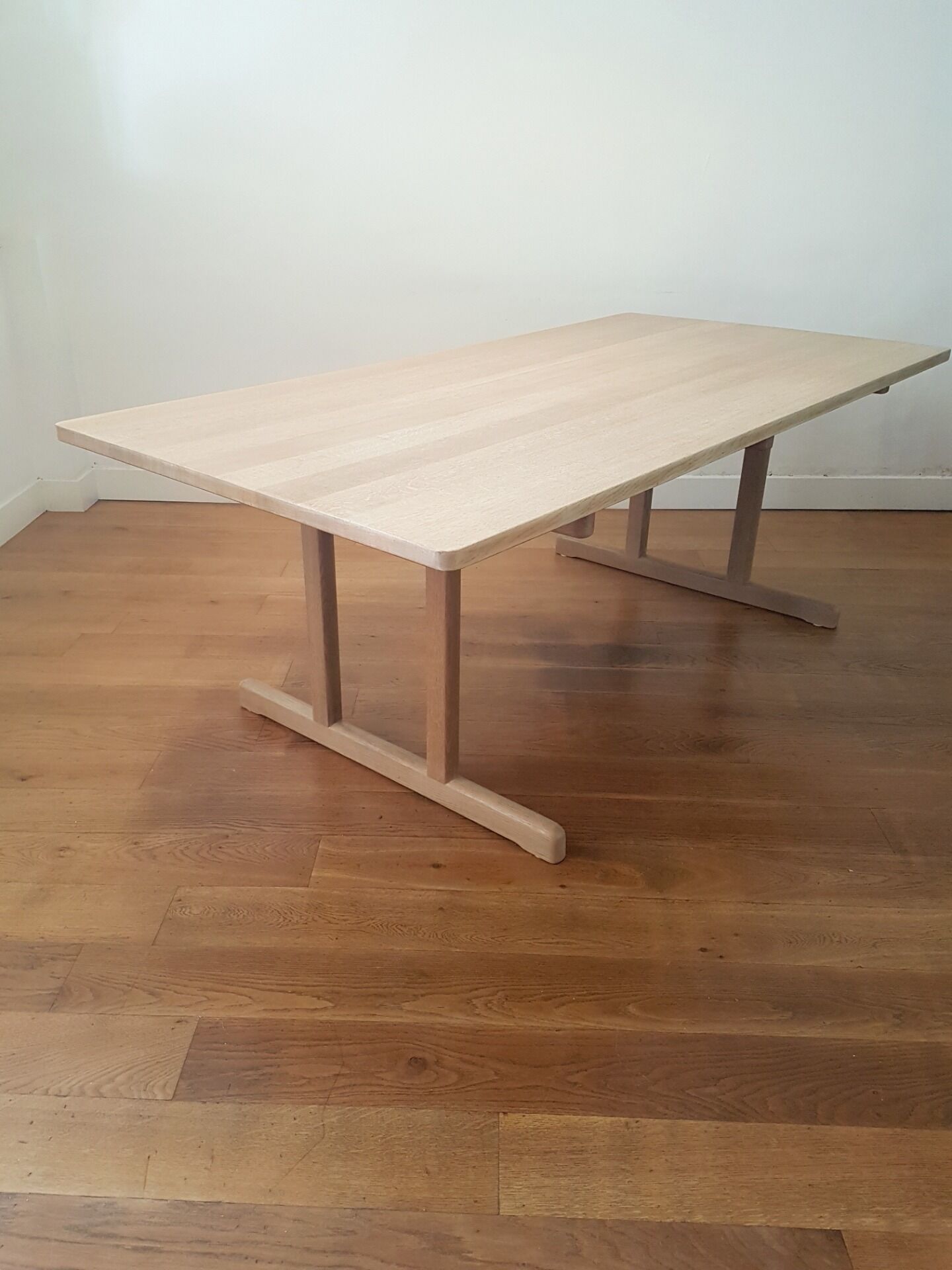 Børge Mogensen BM6286 shaker dining table for Fredericia in solid soaped oak