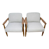 Fauteuils GFM-87 par Juliusz Kedziorek pour meubles Gościcińskie, années 1960, set de 2