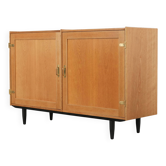 Meuble en frêne, design danois, années 1970, fabricant : Lyby Møbler