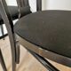 Set of 4 Vintage Black Wooden Dining Chairs: STOL Kamnik, 70s, Yugoslavia