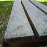 School bench from the 1950s, length 210 cm