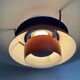 Ph5 red lamp, Poul Henningsen for Louis Poulsen, Denmark 1960