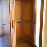 Rattan library and vintage bamboo