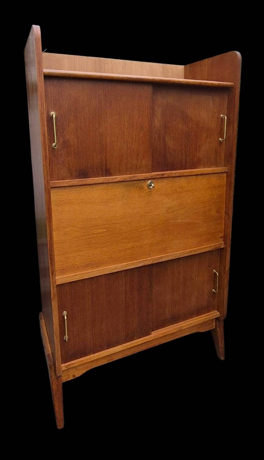 Oak secretary desk, 1960