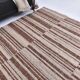 Tapis kilim en laine beige orange 215x300 cm, tapis kilim terracota 7x10.