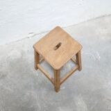 Vintage wooden workshop stool
