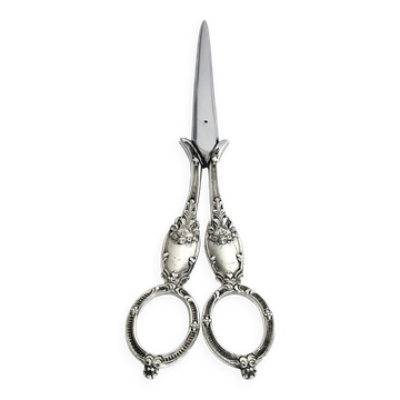 Eugène Schifferlet - Pair of grape scissors in silver