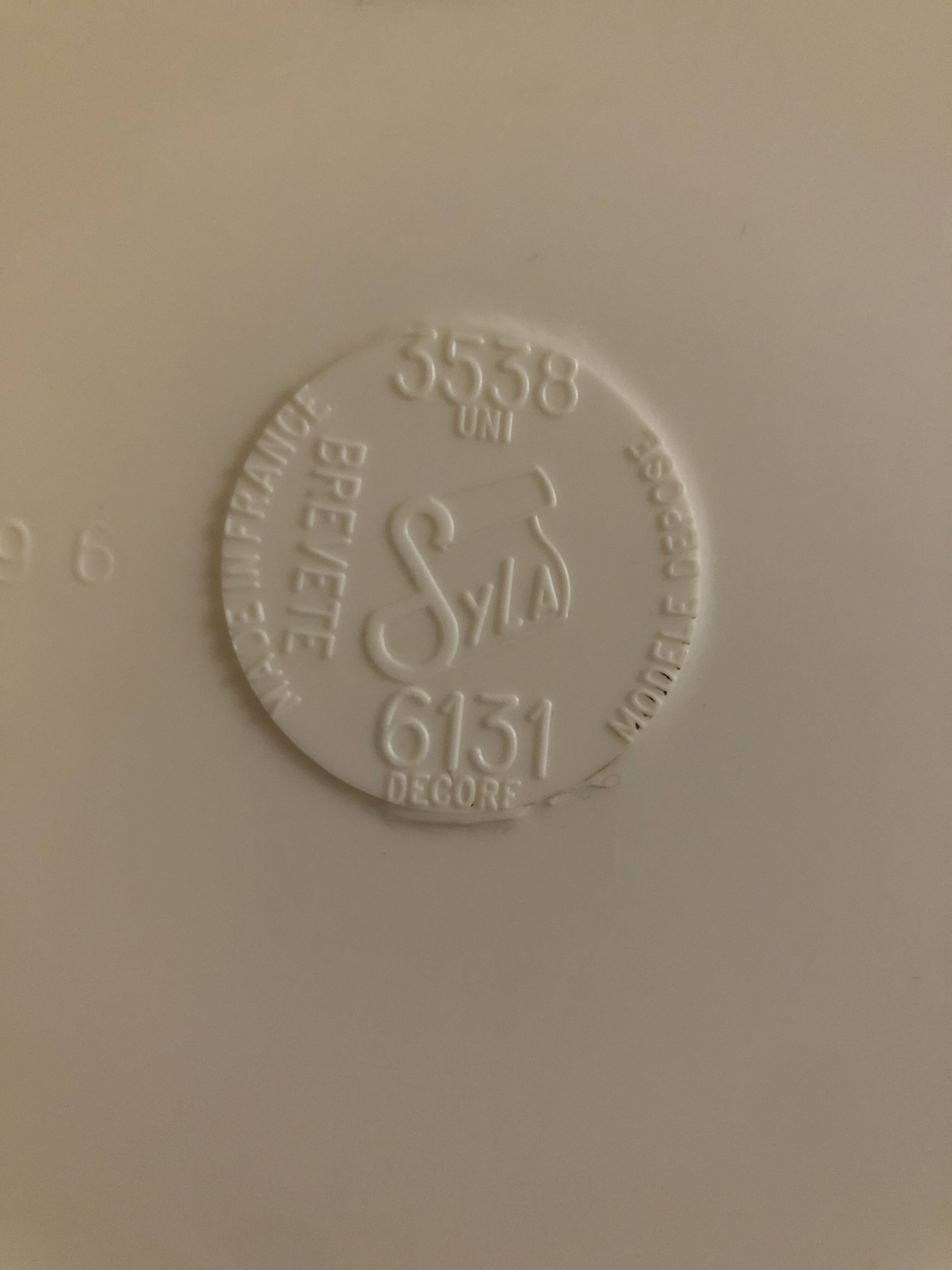 Vintage 70s round mirror bench Syla