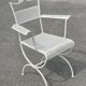 Garden set Maison Jansen in wrought iron 1960