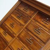 Walnut apothecary furniture France 1920s