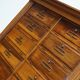 Walnut apothecary furniture France 1920s