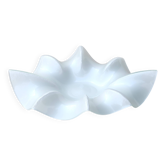 Empty pocket cup in pearly glass signed Pierre Cardin, 1970s