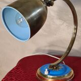 art deco bronze brass lamp 25w elec ok original h 28x25