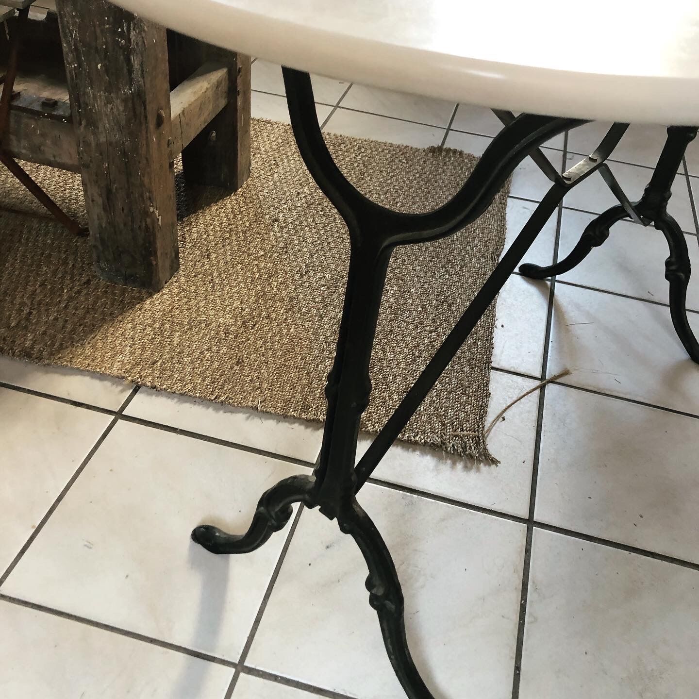 Marble bistro table
