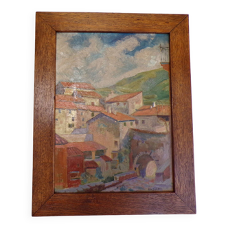 Ancien tableau provençal