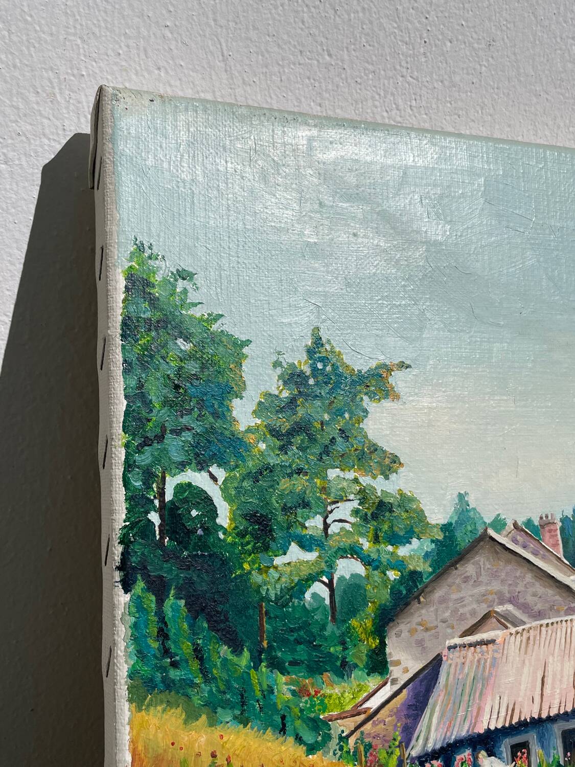 Landscape oil painting