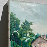 Landscape oil painting