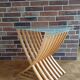 IKEA EKEBERG vintage side table – 1999 – wood and glass