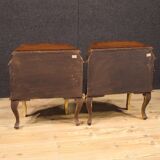 Pair of Venetian bedside tables from the 20th century