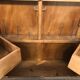 Meuble de métier en bois