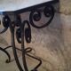 1950s wrought iron console