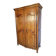 Antique solid cherry wood wardrobe