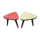 Lot de 2 guéridons porte plante 1960