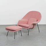 Womb Chair 1st edition by Eero Saarinen, Knoll circa 1948.