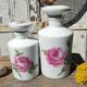 Antique white porcelain bottles