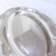 Oval dish Ercuis in silver metal