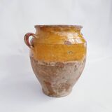 Pot a graisse confit vernissée ancien