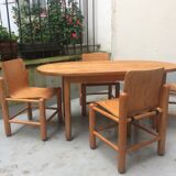 Knud Friis table and chairs set