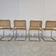 4 chaises Cesca Marcel Breuer