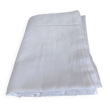 Drap blanc vintage