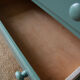 Commode vintage verte