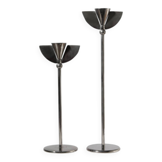 Memphis Tall Candle Holders Set With Wings
