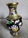 Vintage vase in cloisonné enamels