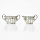 A silver sugar bowl and milk jug, Christian F. Heise, Copenhagen 1919
