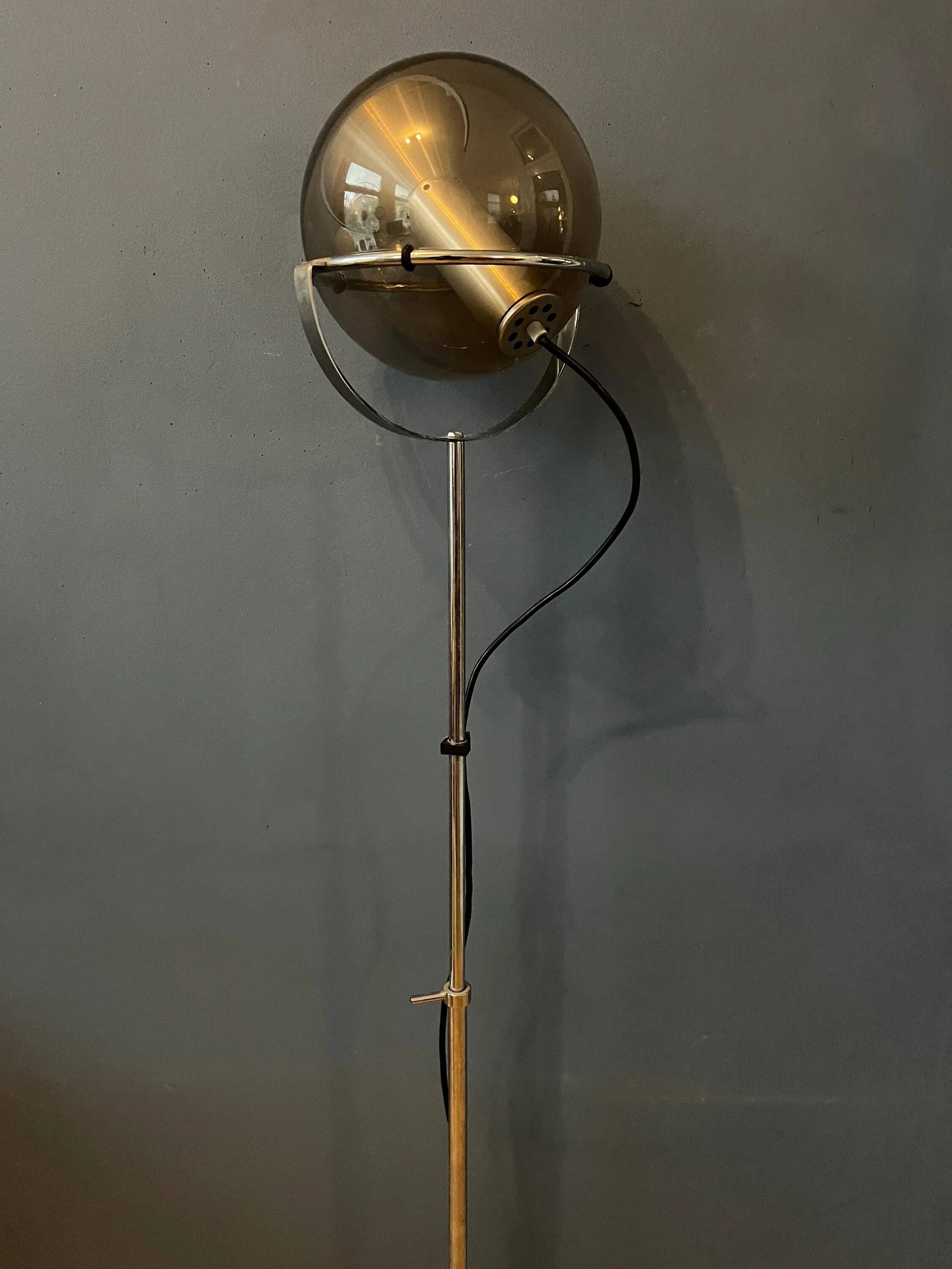 Lampadaire vintage « Globe » Raak « eyeball » par Frank Ligtelijn
