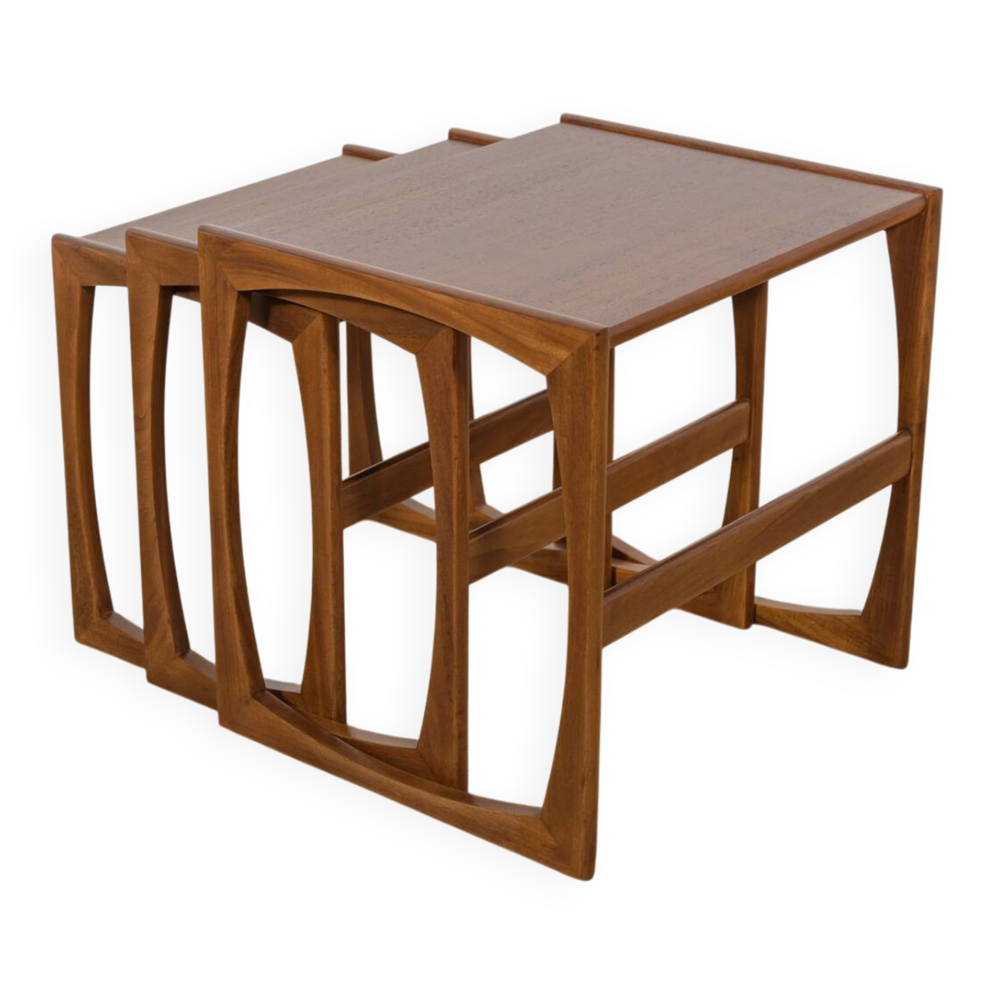 Mid-Century Modern Teak Nesting Tables Designed by R. Bennett for G-Plan, United Kingdom, 1960s