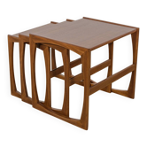 Mid-Century Modern Teak Nesting Tables Designed by R. Bennett for G-Plan, United Kingdom, 1960s