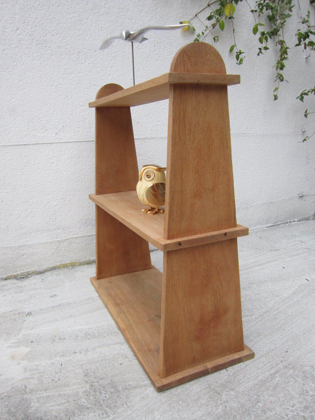 Solid oak shelf 1950