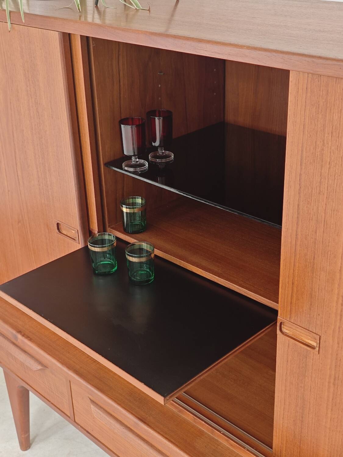 High enfilade by Johannes Andersen by Bordum & Nielsen, Samcom teak