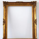 Gilded and molded wooden frame